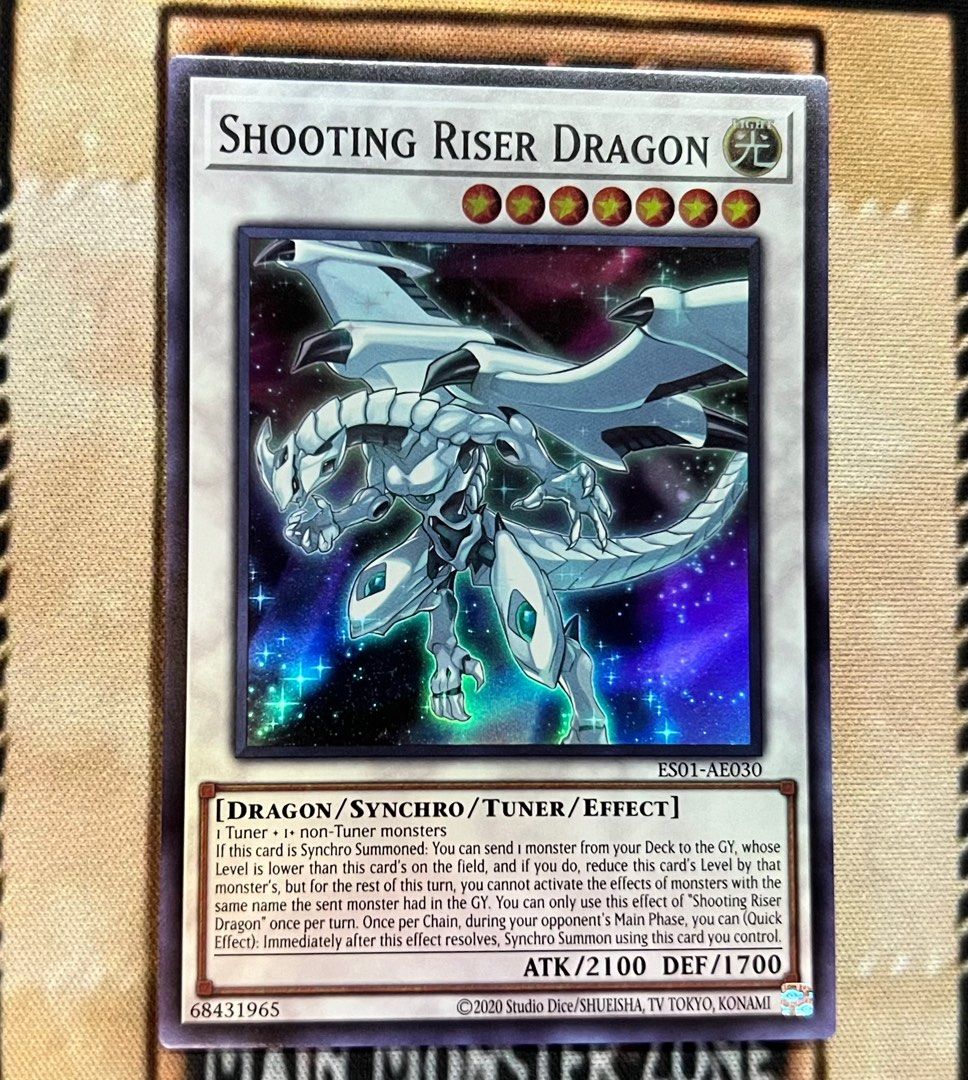 Yugioh Shooting Riser Dragon, Toys & Collectibles, Trading Cards 