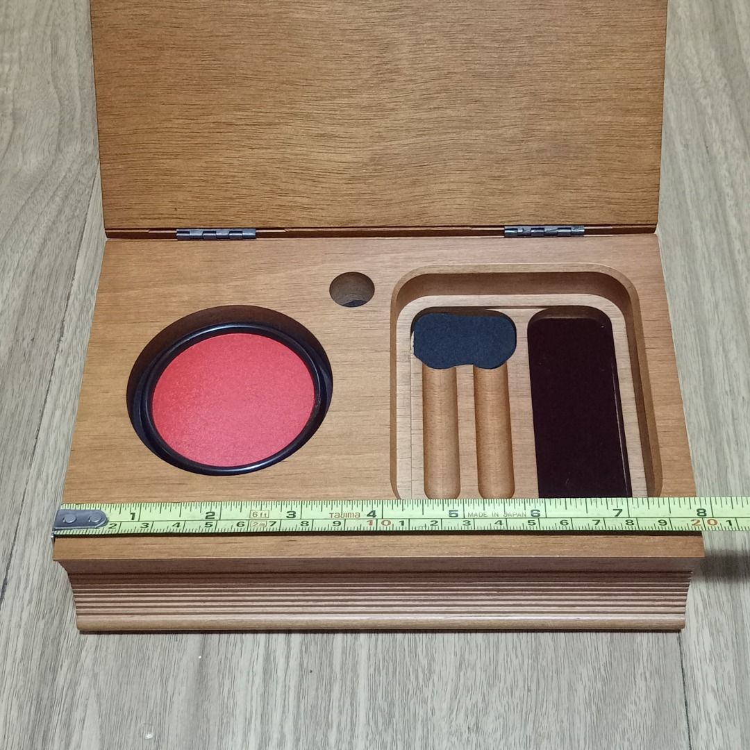 SOLID WOOD INKPAD / STAMP BOX (Category: Craft Supplies & Tools) located in Makati City. Submitted by nyxhemera26 (Listing ID 1318252398, Image 3). Description: SOLID WOOD INKPAD / STAMP BOX - 300 • LAST PHOTOS ARE FOR REFERENCE ONLY.