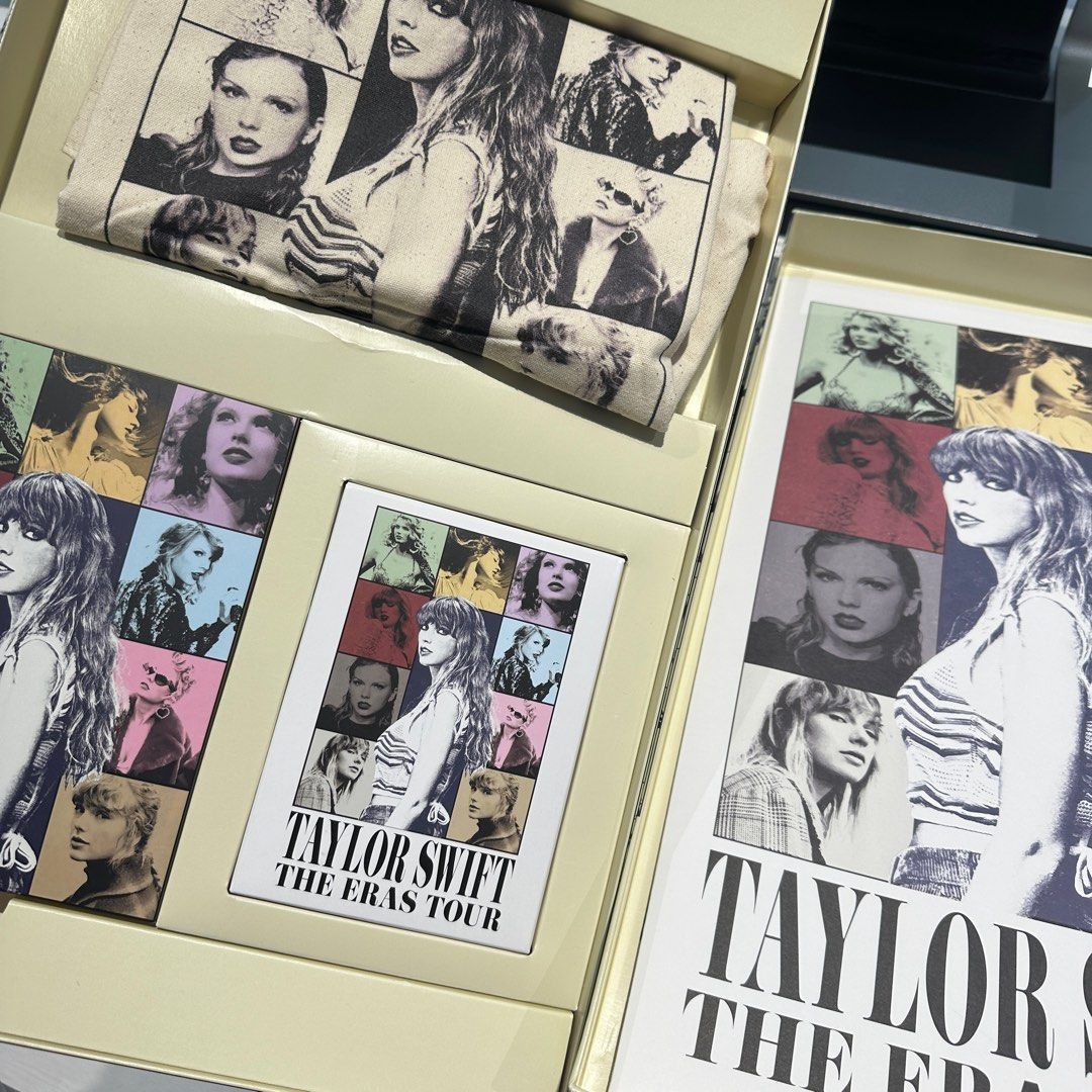 Taylor Swift Eras Tour VIP Kit (SG) (Category: Western Merchandise) located in Marikina City. Submitted by biancaaaaa (Listing ID 1318147804, Image 3). Description: - no vip lanyard and tour pin.