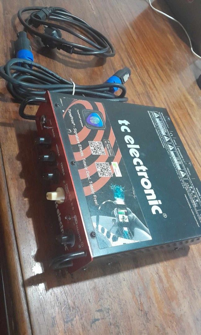 TC electronics micro Bass Amp head and Cabinet (Category: Soundbars, Speakers & Amplifiers) located in Quezon City. Submitted by neverfoundland (Listing ID 1318200464, Image 3). Description: TC electronics BH -250 Watt Micro Bass Head with TonePrint Effects and Integrated Tuner cabinet dimensions: 15inches x 18 inches x 27 inch.