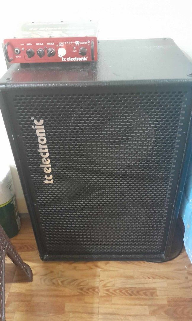 TC electronics micro Bass Amp head and Cabinet (Category: Soundbars, Speakers & Amplifiers) located in Quezon City. Submitted by neverfoundland (Listing ID 1318200464, Image 1). Description: TC electronics BH -250 Watt Micro Bass Head with TonePrint Effects and Integrated Tuner cabinet dimensions: 15inches x 18 inches x 27 inch.