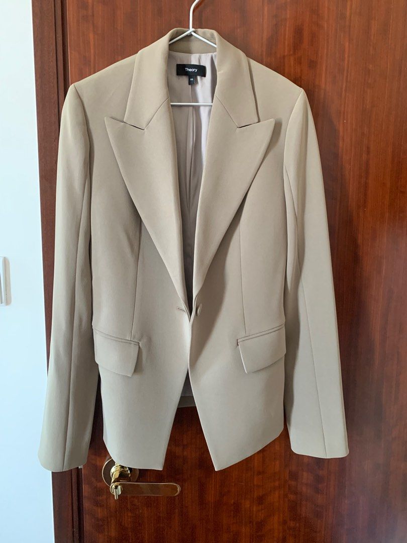 Theory long blazer cheap