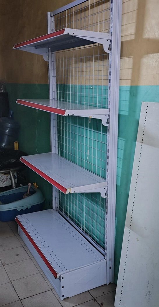 Used/Secondhand Heavy Duty Steel Storage Rack Shelves Organizer 4 ...