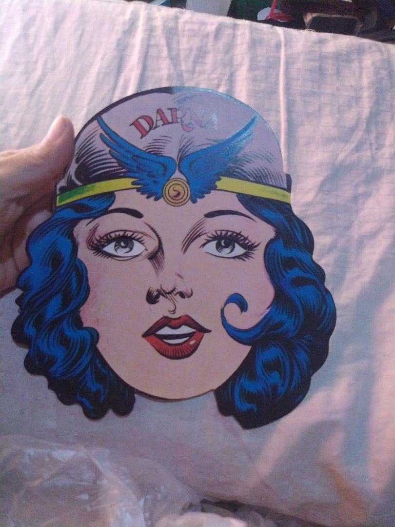 Vintage Darna paper maskara (Category: Vintage Collectibles) located in Manila. Submitted by purediamond888 (Listing ID 1318204678, Image 1). Description: vintage Darna paper maskara collectables.