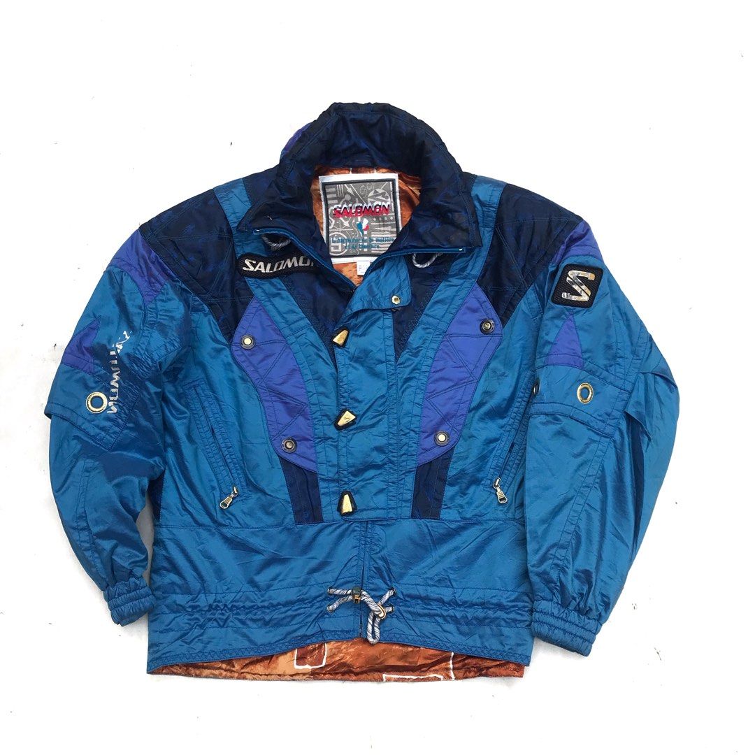 Vintage Jacket Vintage 90s SALOMON Colour Block Blue Skies Vintage Jacket Vintage 90s SALOMON Colour Block Blue Skies