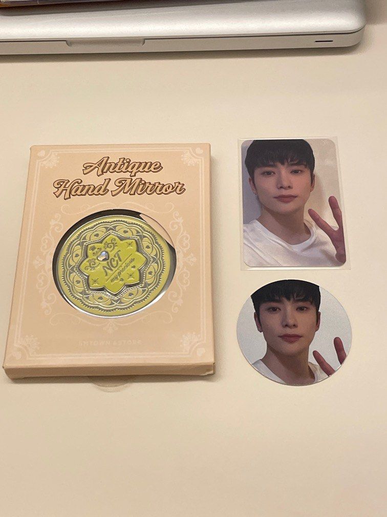 WTS nct 127 jaehyun antique hand mirror pc photocard, Hobbies 