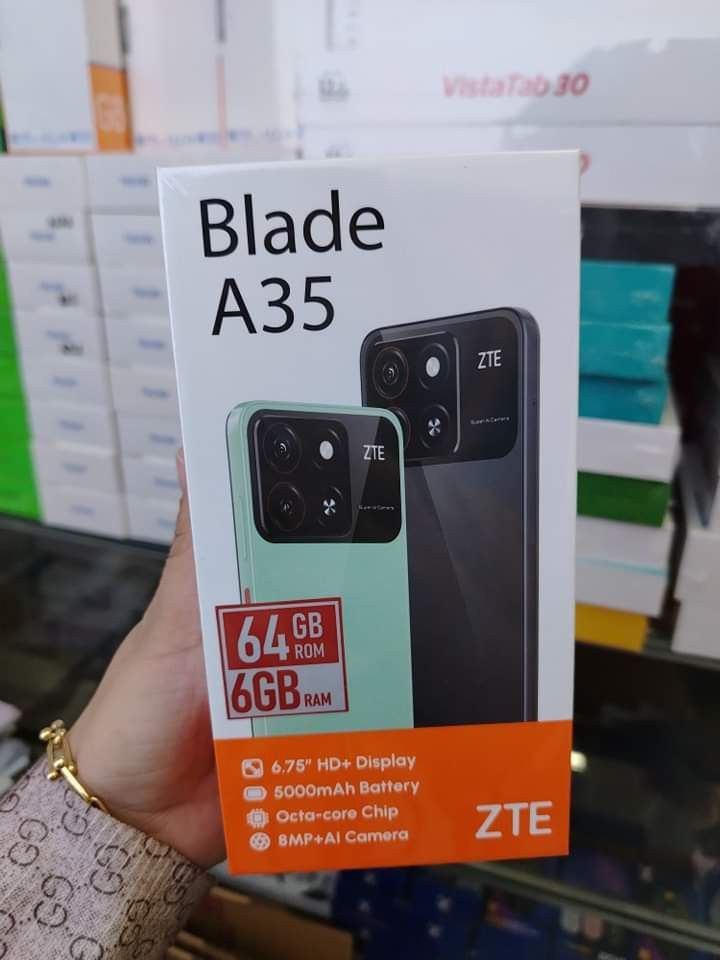 ZTE BLADE A35 (Category: Android Others) located in Manila. Submitted by raivertan (Listing ID 1318077534, Image 1). Description: New arrival 😍 ZTE BLADE A35 📍6.75” HD+ DISPLAY 📍 5000mahh battery 📍 Octa-core chip 📍8mp+AI camera. 📍 64gb rom 📍6gb ram ₱3,549.