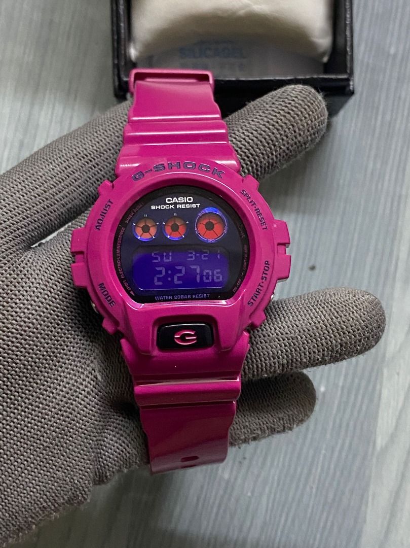 100 Ori Japan Made Dw6900 PL4 Purple Watch for unisex full set Bag