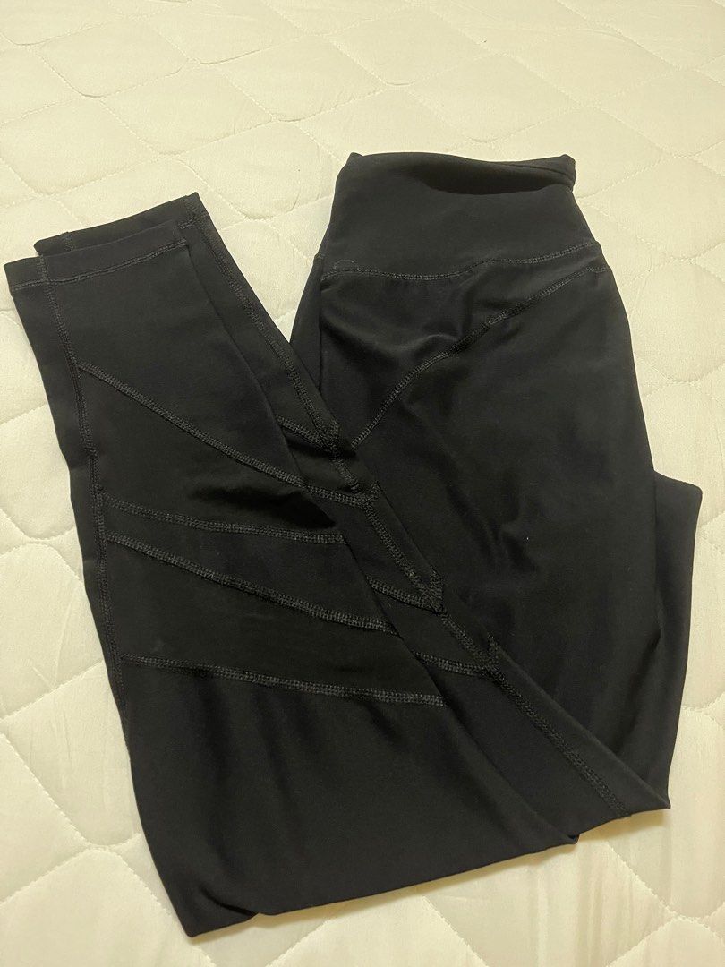 90 degree by reflex black mesh panel leggings