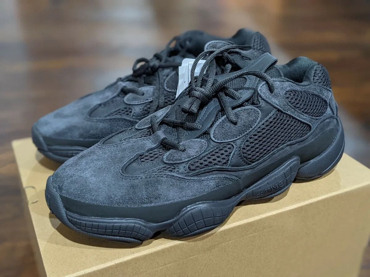 adidas YEEZY 500 Black EU 43 Luxury Sneakers Footwear on Carousell