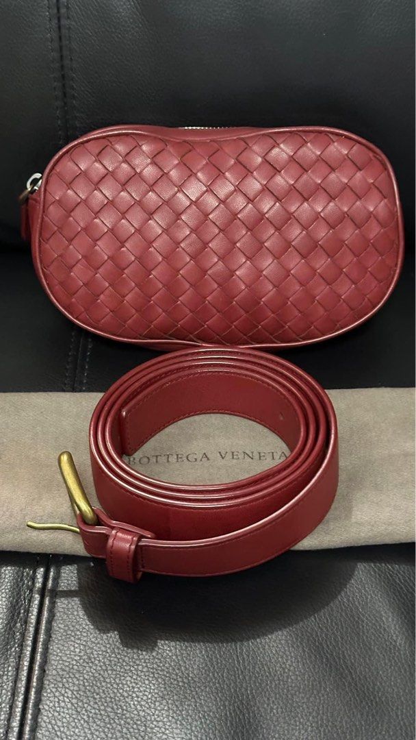 Authentic Bottega Veneta (Category: Luxury Bags & Wallets) located in Manila. Submitted by chloe_luxuries (Listing ID 1318389998, Image 1). Description: Guaranteed original Bottega Veneta Belt bag Small size Still in excellent condition Comes with dustbag Pm for those intetested.