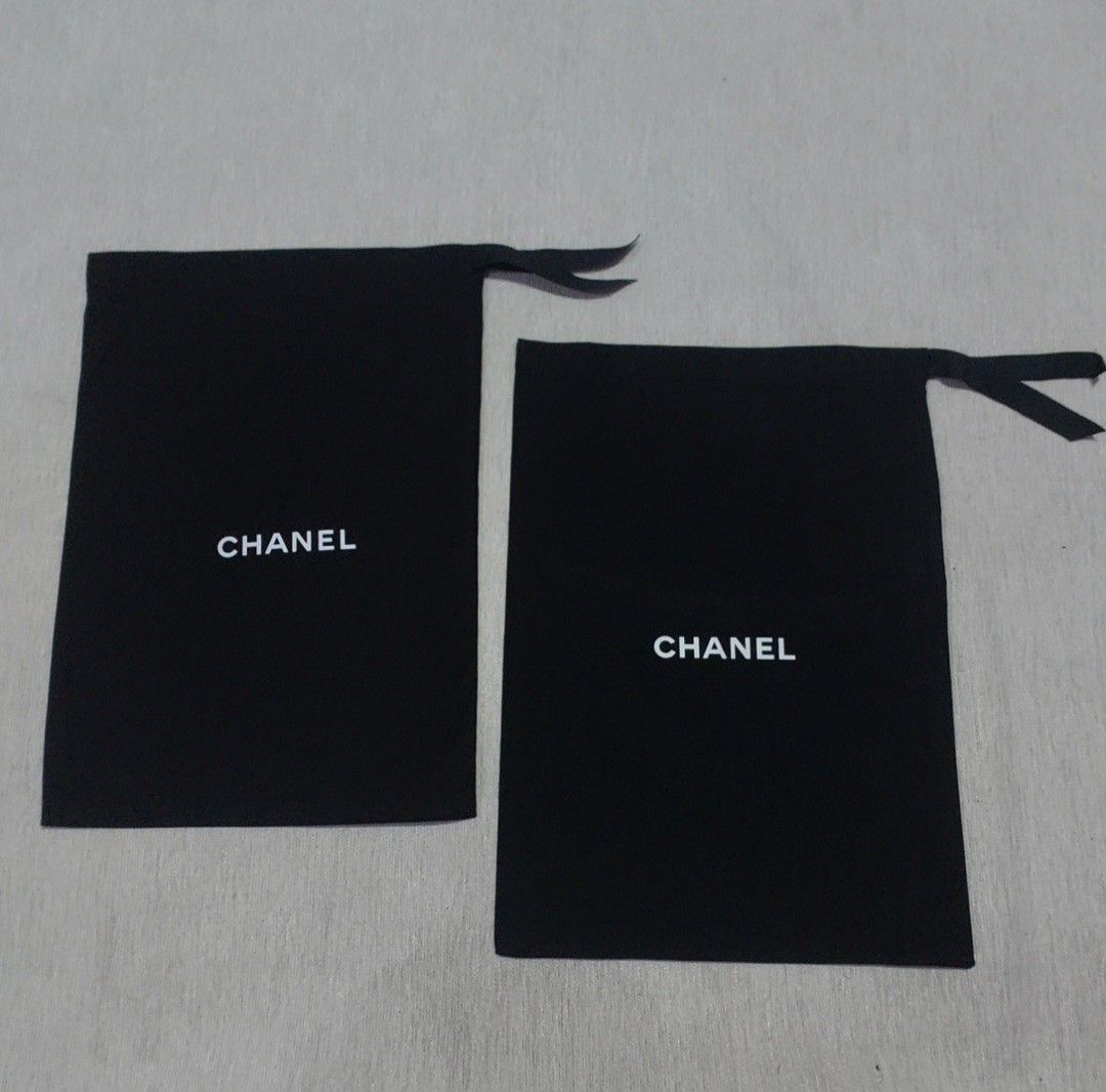 Authentic Chanel Pair shoe dust bags 13x10 inches Luxury Bags Wallets on Carousell