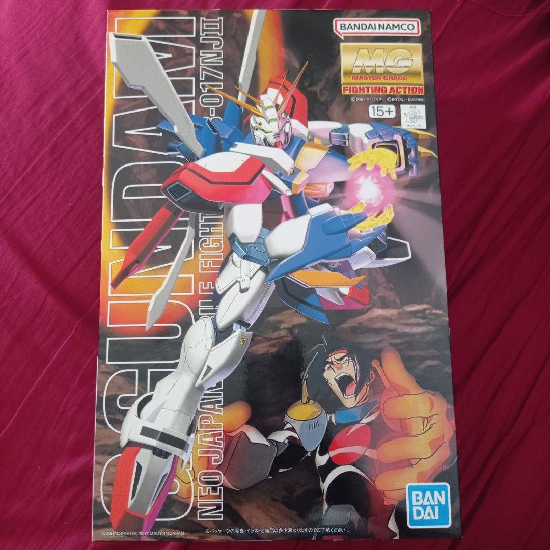 Bandai God Gundam Master Grade MG 1/100 Gundam mecha robot model kit toys action figure collect (Category: Gundam & Model Kits) located in Cavite. Submitted by danielartifox (Listing ID 1318309400, Image 1). Description: 💛P1700 Bandai God Gundam Master Grade MG 1/100 Bnew Unbuilt.. Pick up Location: Dasmarinas Cavite, Gasso Dbb f Available For shop**ee Check out and shipping w/ additional charges.