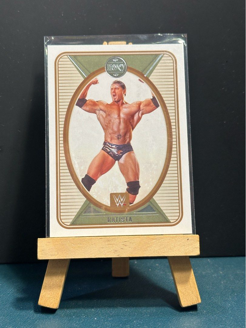 Batista WWE Legacy Base Card (Category: Raw Singles) located in San Juan City. Submitted by sp.shop77 (Listing ID 1318370499, Image 1). Description: .