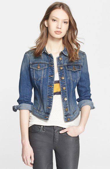 Burberry denim jacket womens store