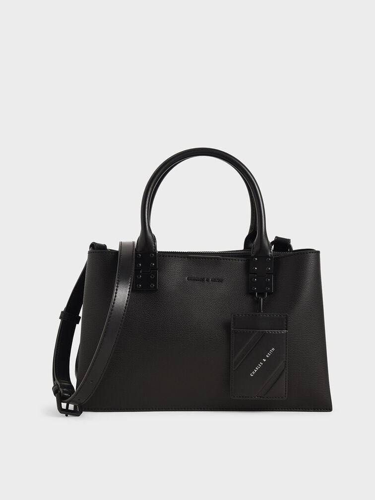Structured top handle bag charles and keith top