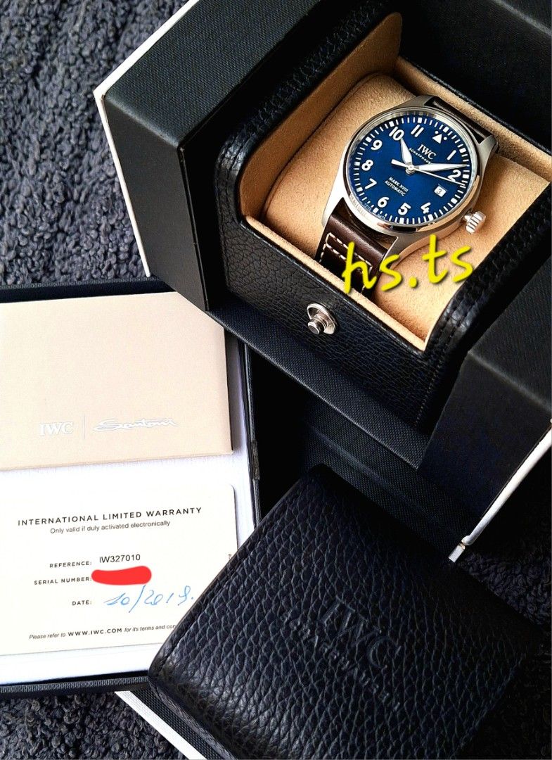 CHEAPEST IWC Mark XVIII Blue Le Petite Prince 40mm Automatic Sports Watch IW327010 Discontinued Luxury Watches on Carousell