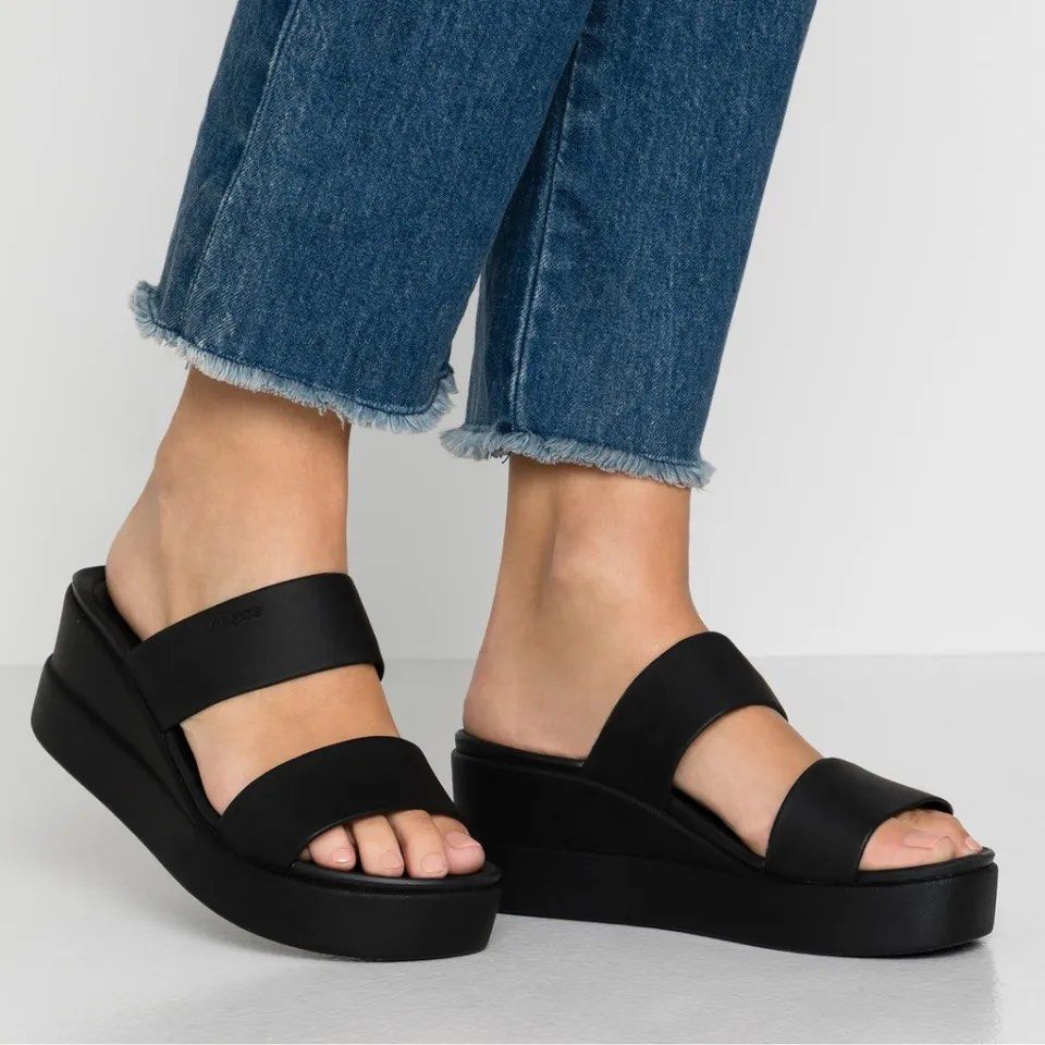 Crocs brooklyn mid wedge new arrivals