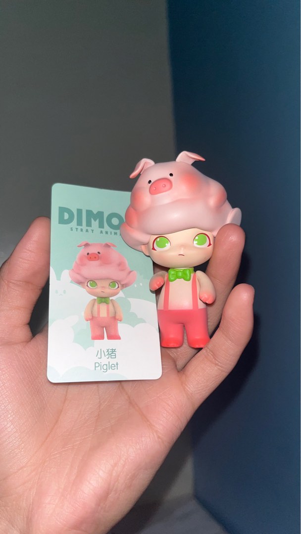 Dimoo First Awim Dimoo First Series Stray Animal Pig, Hobbies & Toys, Toys & Games on ...