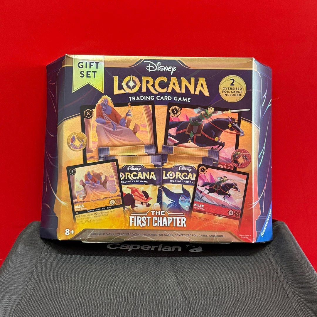Disney Lorcana: The First Chapter Gift Set (4 Packs 12 Cards each), Hobbies  & Toys, Toys & Games on Carousell