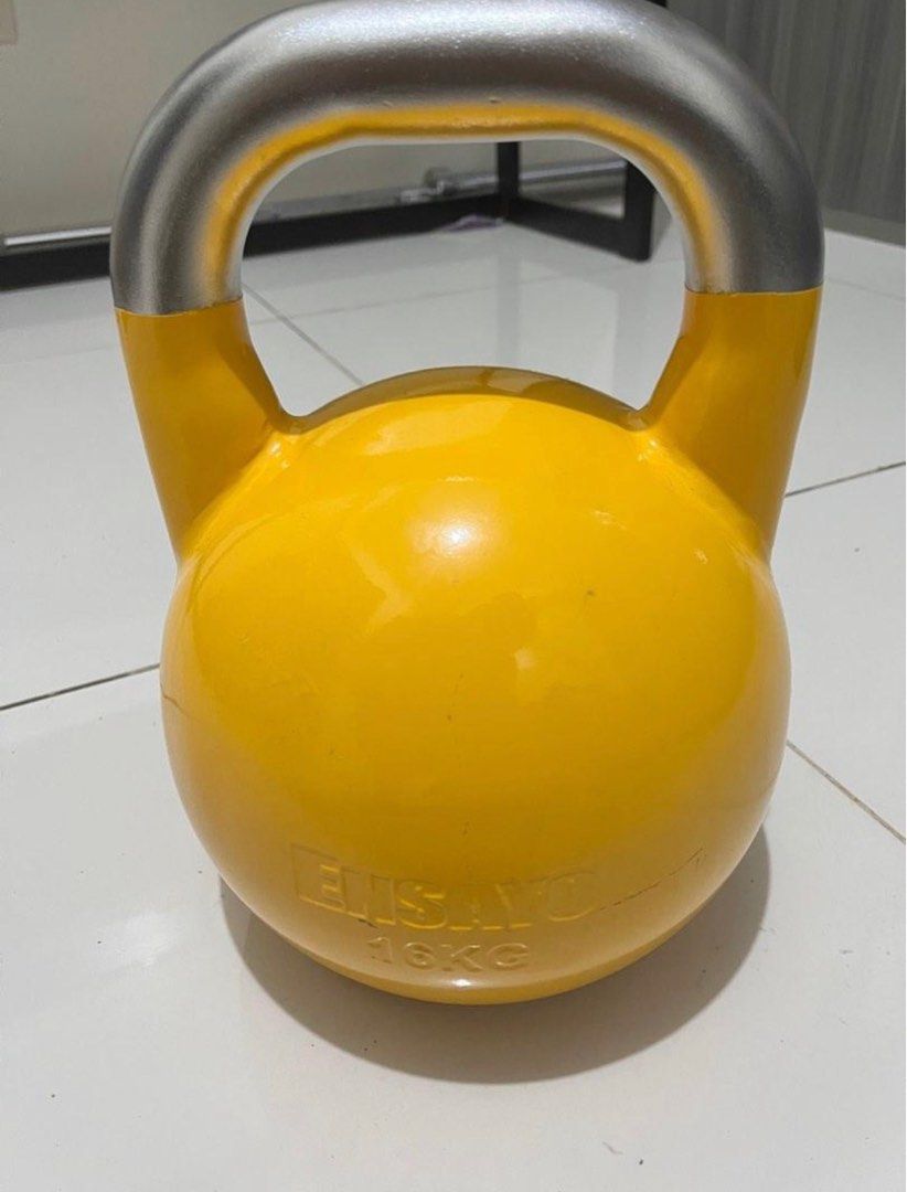 Ensayo 16kg Kettlebell (Category: Weights & Dumbbells) located in Manila. Submitted by heysoulsissy (Listing ID 1318388450, Image 1). Description: .