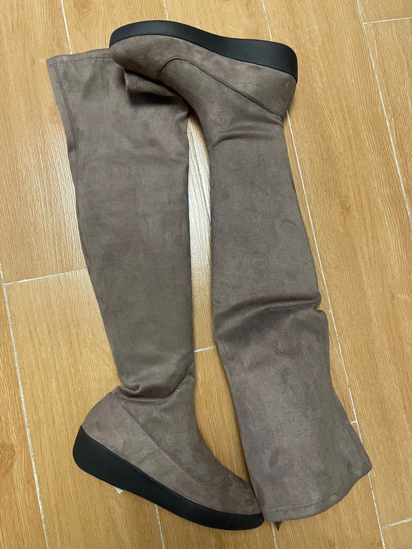 Fitflop suede over the knee boots Carousell