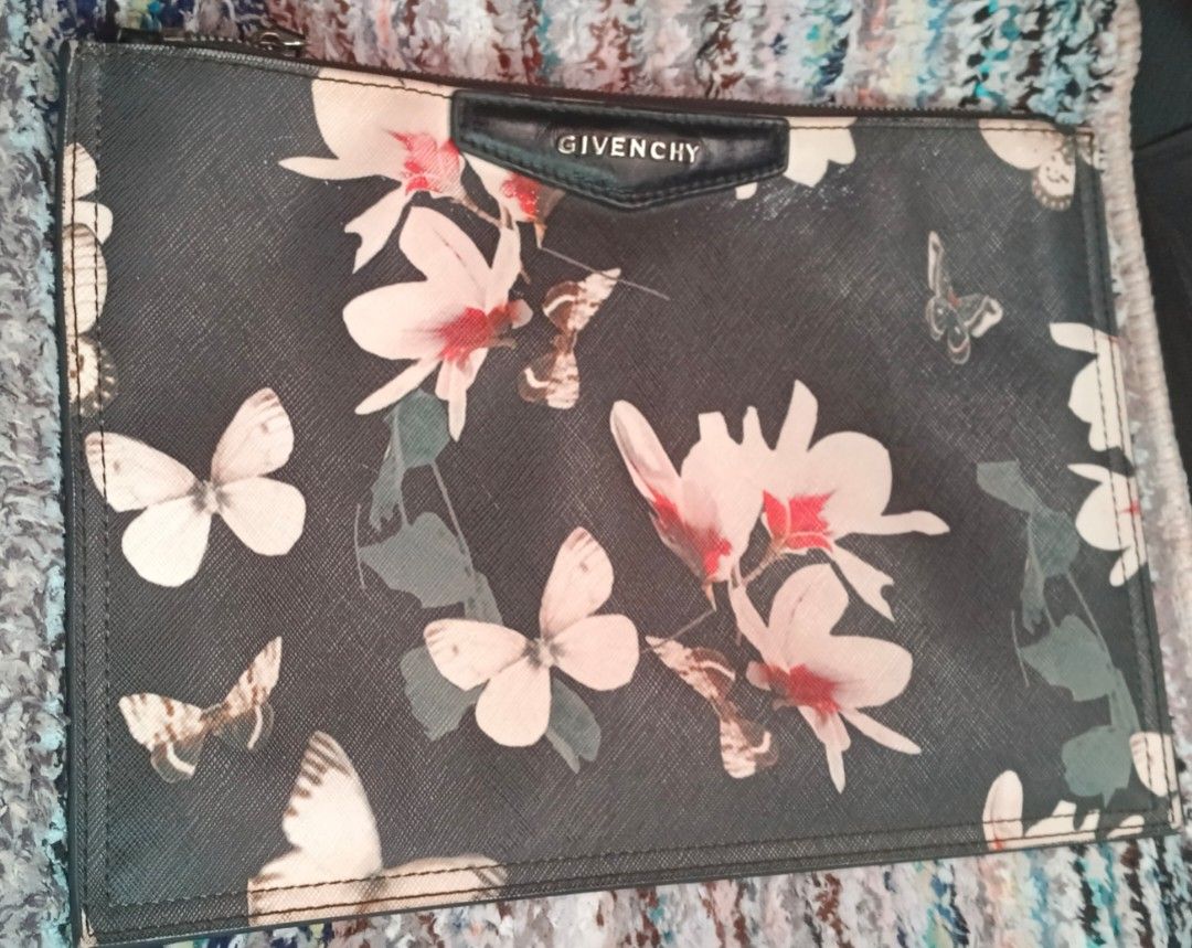 Givenchy Floral Butterfly Pouch Luxury Bags Wallets on Carousell