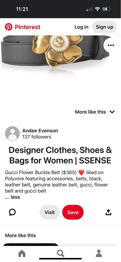 Ssense gucci belt store