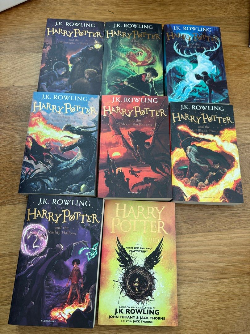 Harry Potter 8 Books, Hobbies & Toys, Books & Magazines Harry Potter 8 Books, Hobbies & Toys, Books & Magazines