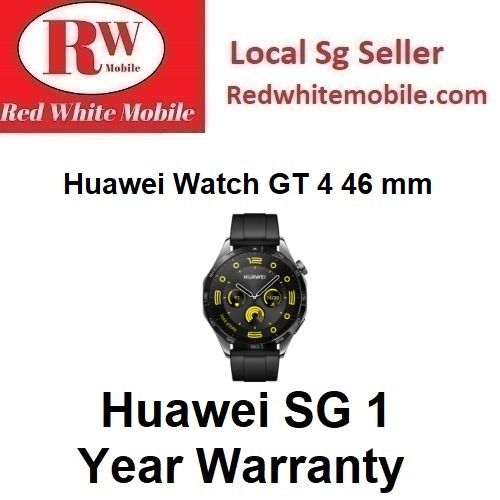Huawei Watch GT 4 46mm Huawei SG 1 Year Warranty