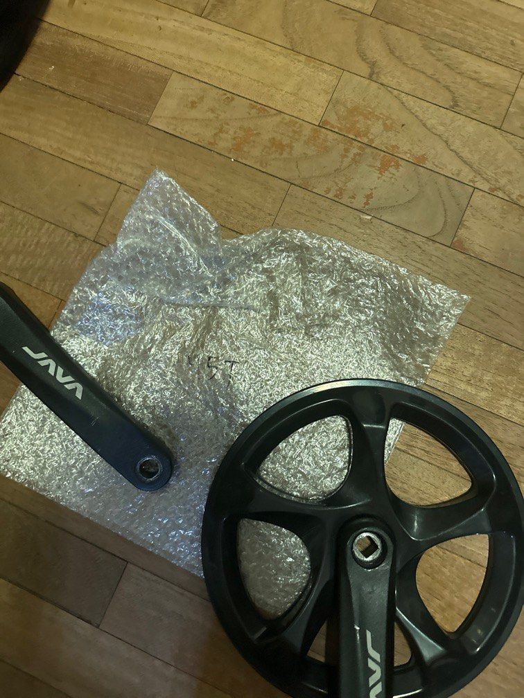 java crankset (Category: Parts & Accessories) located in Singapore. Submitted by cumcastcablevision (Listing ID 1318391011, Image 1). Description: 45t deal at my convi .