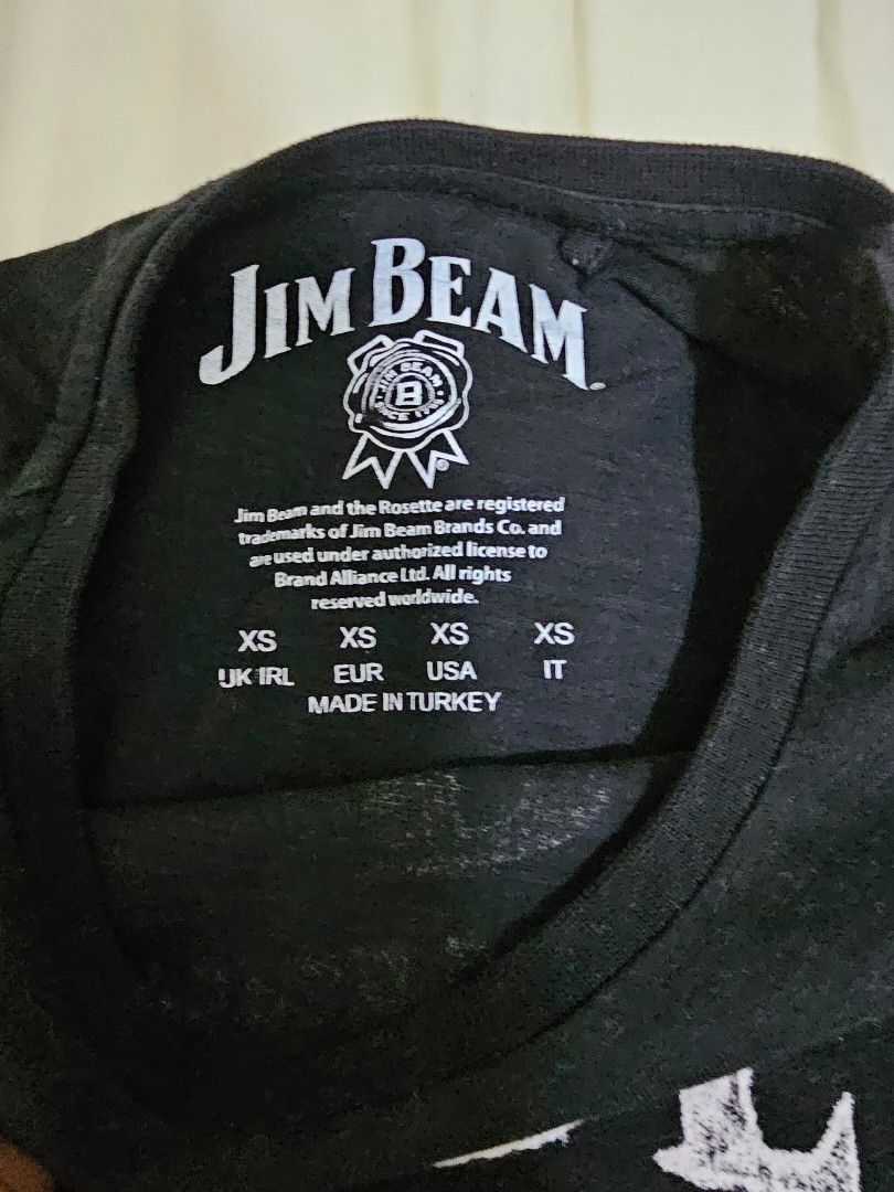 Jim Beam Black T Shirt (Category: Tshirts & Polo Shirts ) located in Quezon City. Submitted by snowflakes.specials (Listing ID 1318428818, Image 2). Description: Stored XS.
