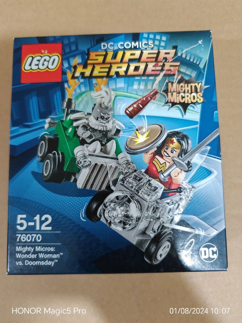 LEGO 76070 DC Comics Super Heroes Mighty Micros Wonderwoman vs Doomsday Hobbies Toys Toys Games on Carousell
