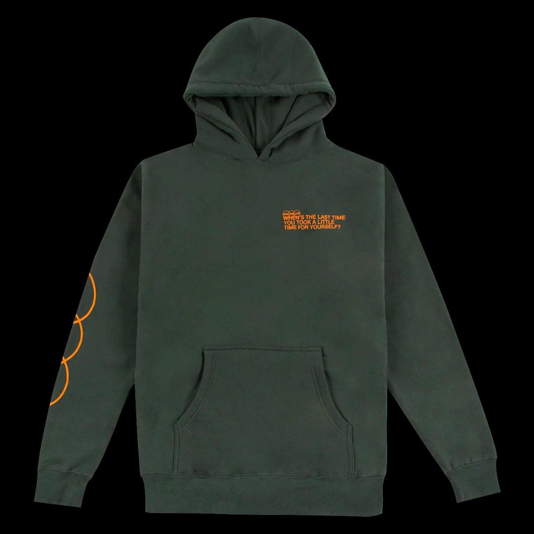 Mac Miller TAKE A LITTLE TIME HEAVYWEIGHT GREEN HOODIE