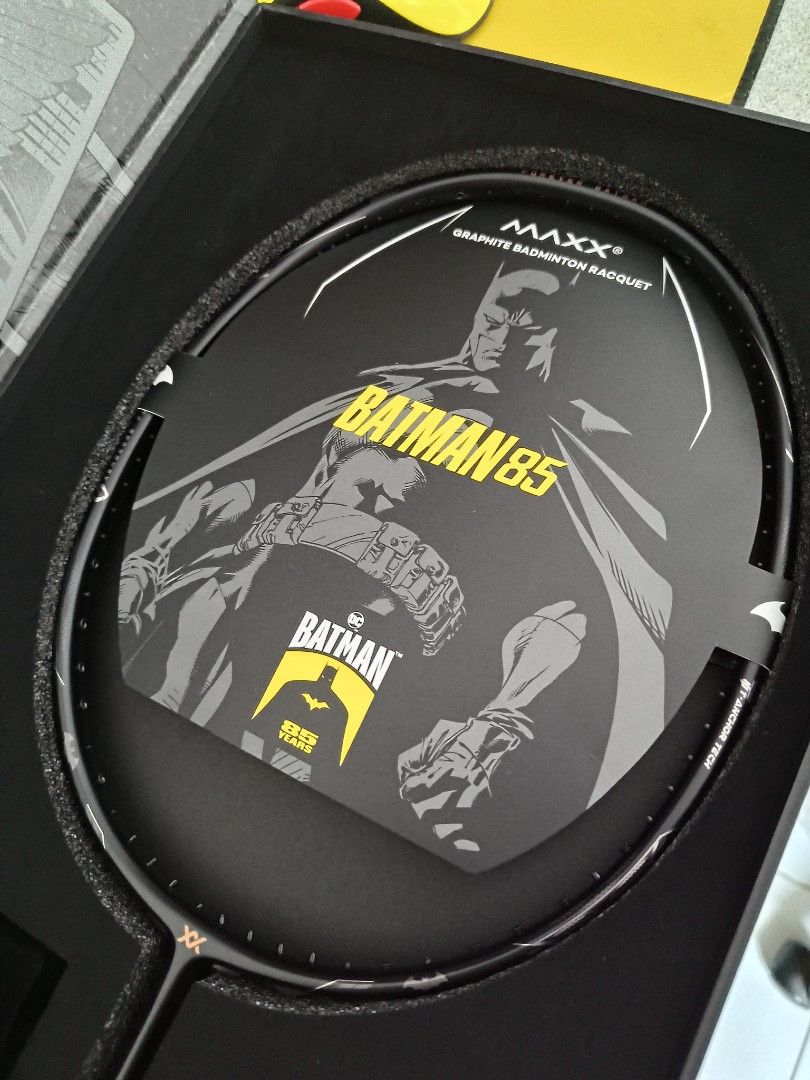 MAXX BATMAN 85 WITH BOXSET, Sports Equipment, Sports & Games, Racket ...