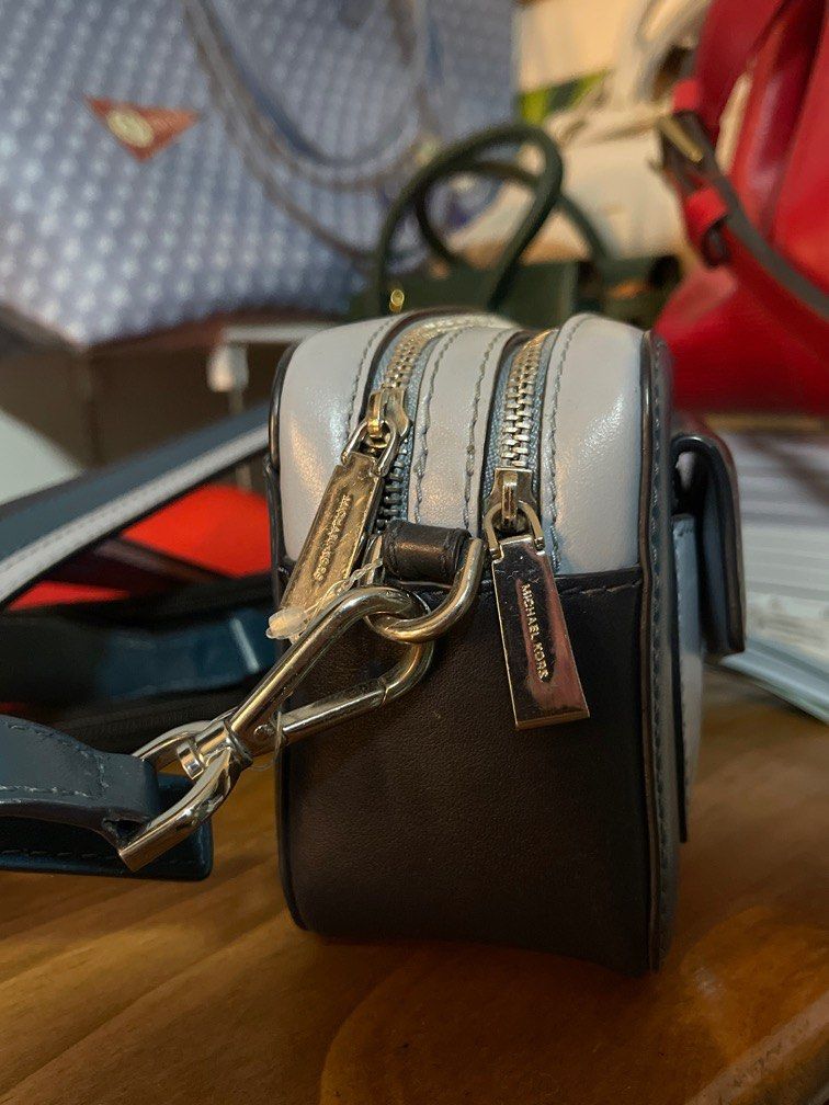 Michael kors tri color camera bag online