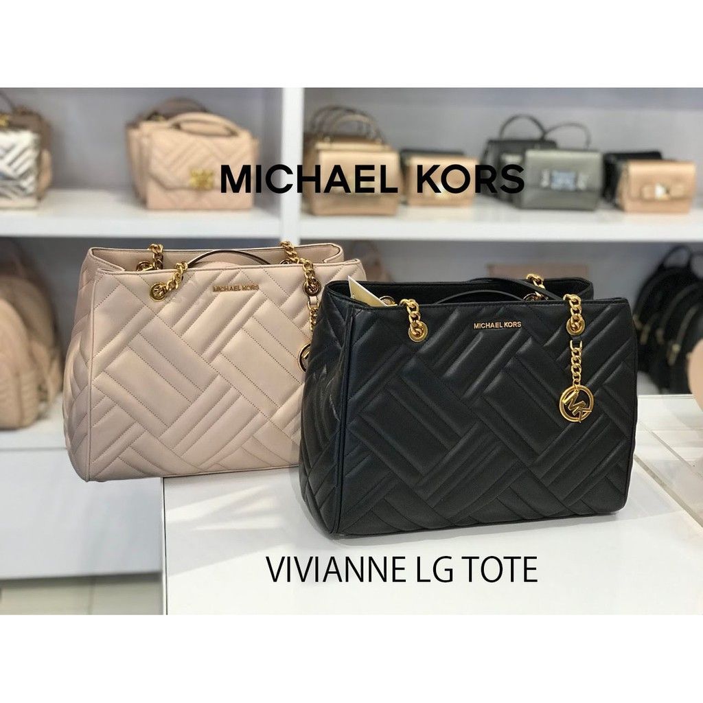 Michael Kors vivianne large tote Barang Mewah Tas Dompet di Carousell