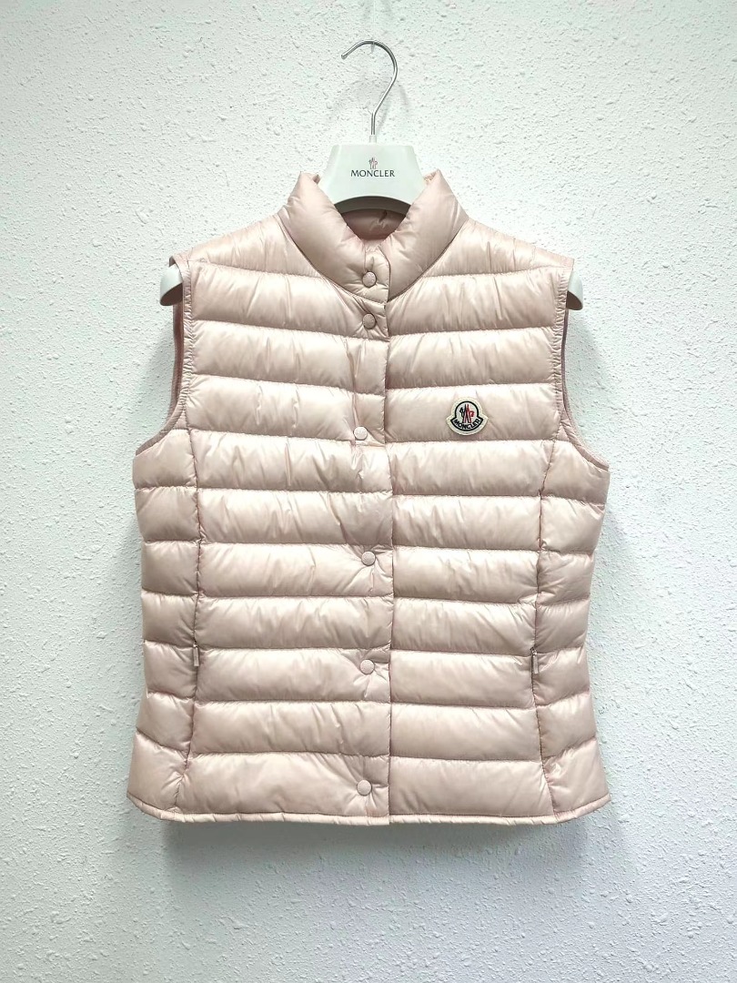Moncler Liane Down Vest for Women in Light Pink 1A10200 53048 529 Size 0 1 2 Carousell
