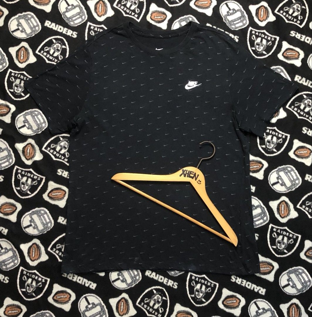 Nike AOP Swoosh Size Large L29 W22 Men s Fashion Tops Sets Tshirts Polo Shirts on Carousell
