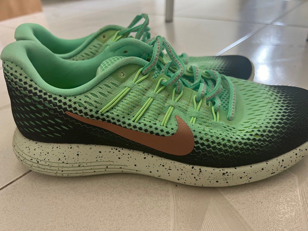 Nike lunarglide 8 green woman us 7.5 Carousell