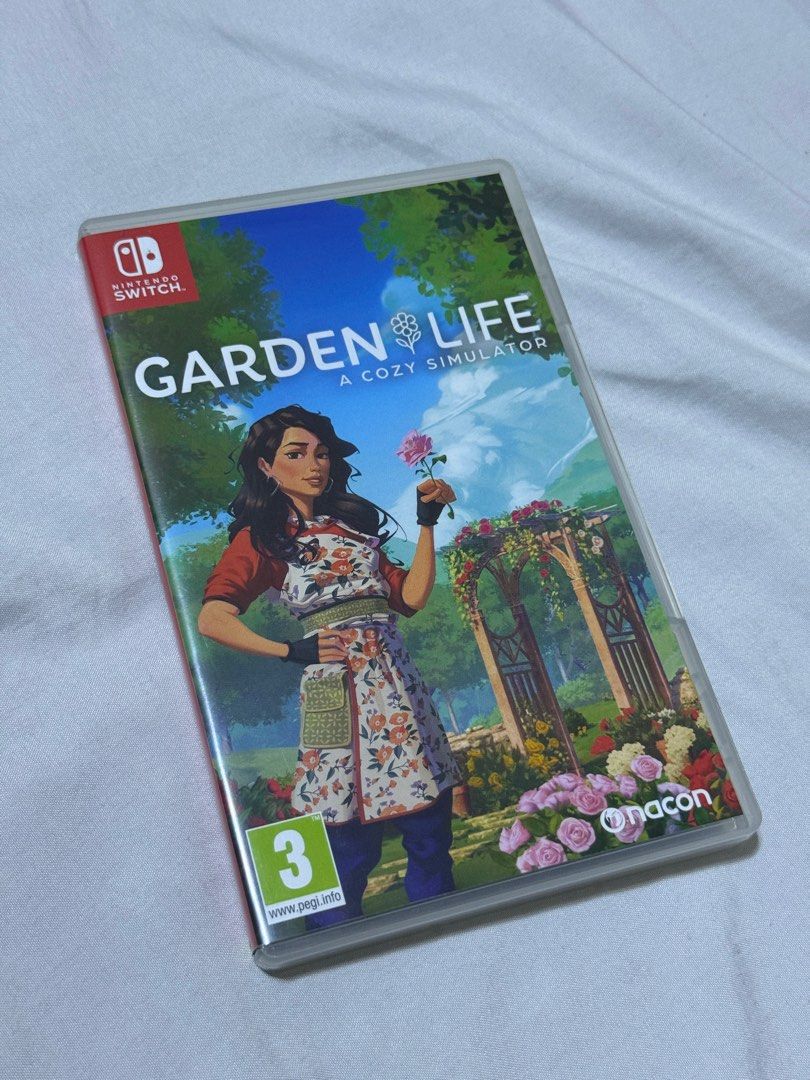 NSW Garden Life (a cozy simulator) (Category: Nintendo) located in Manila. Submitted by declutterwithsteph_ (Listing ID 1318379325, Image 1). Description: Garden Life (a cozy simulator) gameplay.