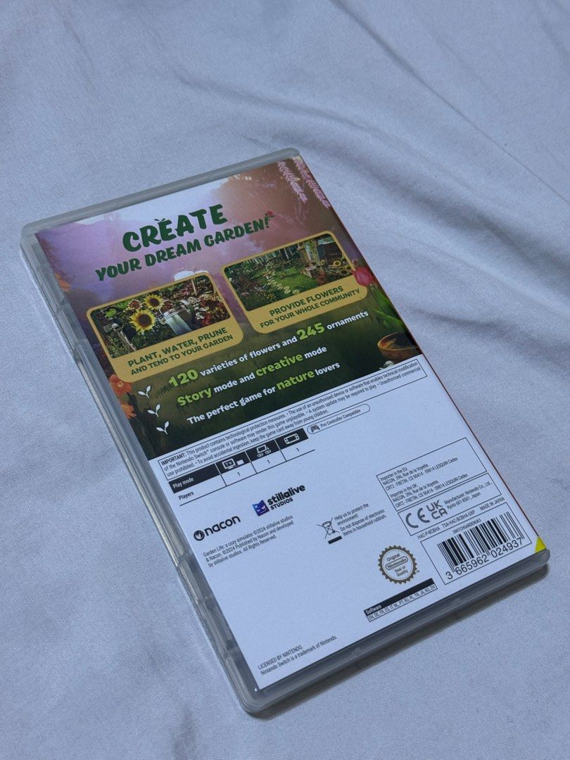 NSW Garden Life (a cozy simulator) (Category: Nintendo) located in Manila. Submitted by declutterwithsteph_ (Listing ID 1318379325, Image 2). Description: Garden Life (a cozy simulator) gameplay.