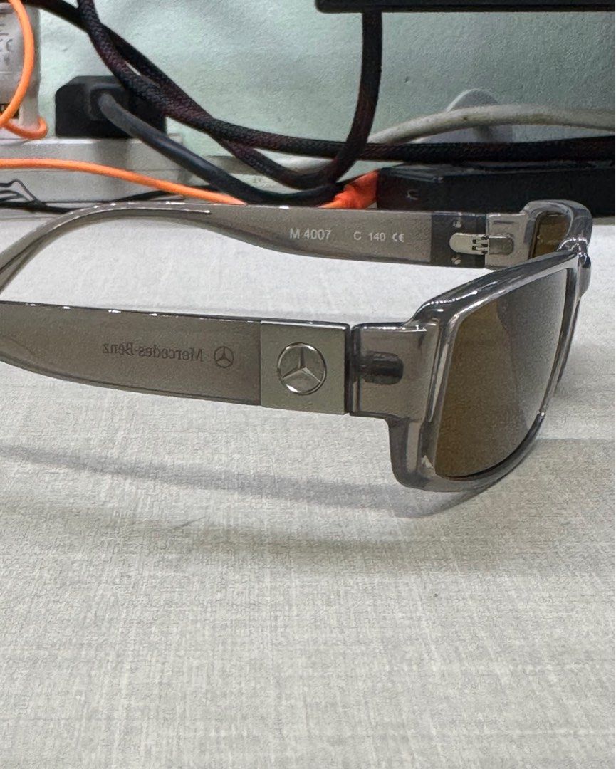 NOS] Vintage Mercedes Sunglasses in Smoke Grey, Men's Fashion