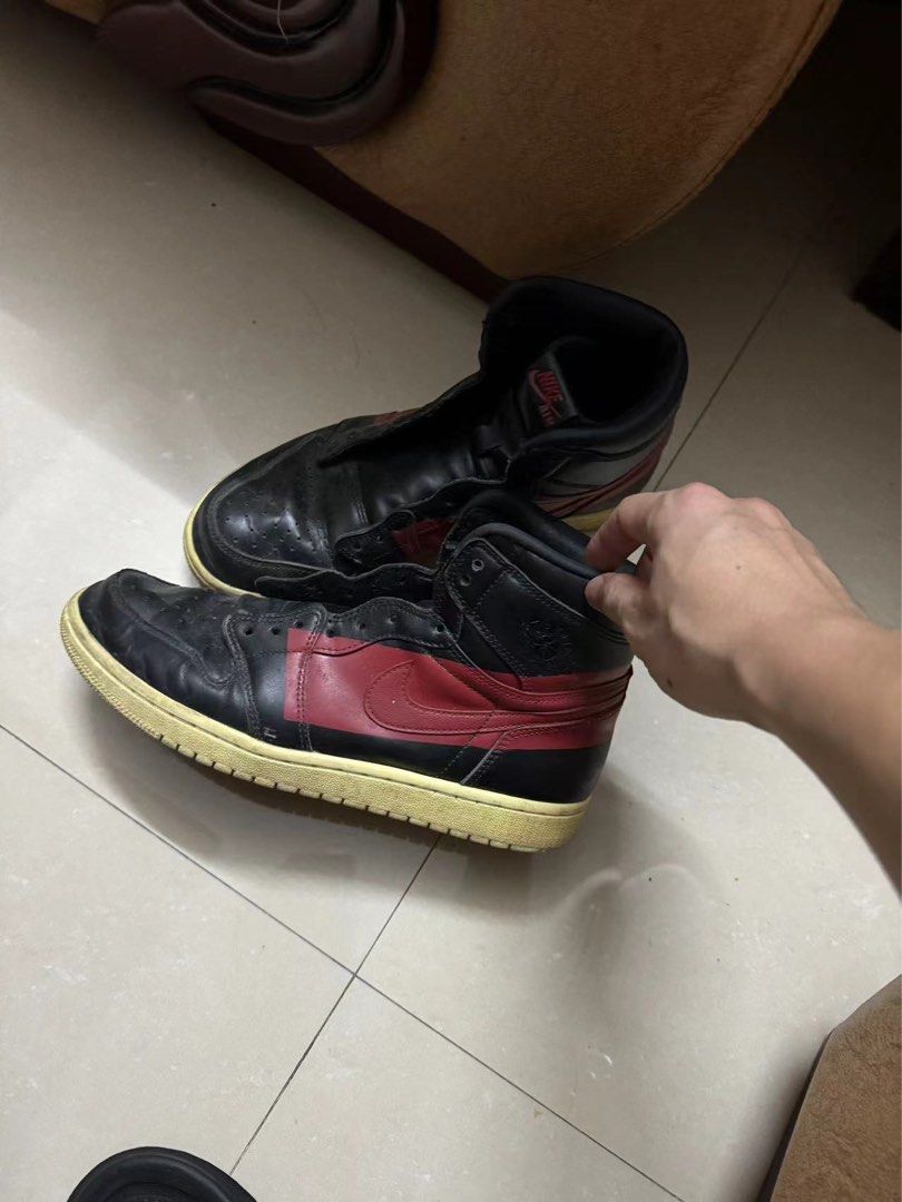 Air jordan 1 couture crease online