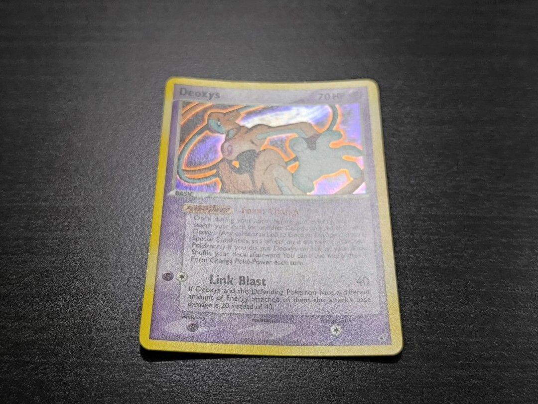 one piece the best rare cards Rayquaza & Deoxys Legend (Top) 89/90 Holo Ultra Rare HGSS Undaunted Po main image 1
