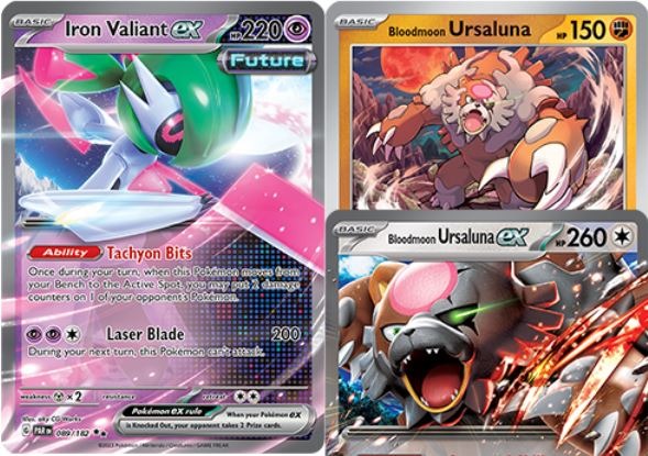 089 182 pokemon card Amazon.com: Pokemon - Iron Valiant ex 089/182 - Paradox Rift - Future  Pokemon - Double Rare main image 0
