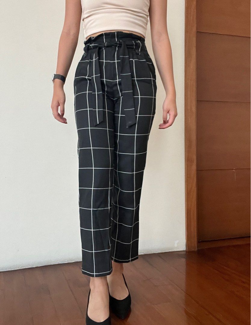Primark plaid pants online