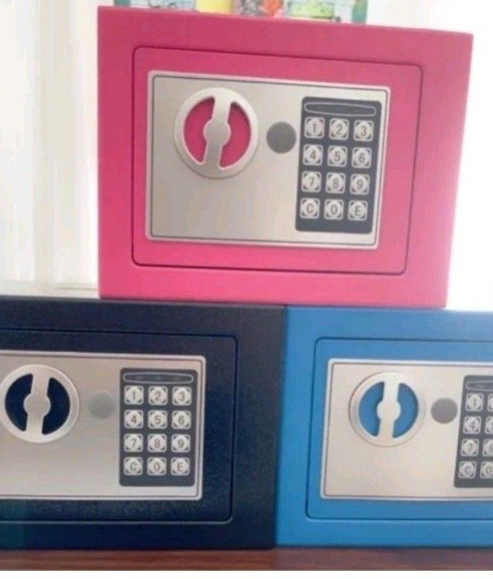 Promo Left 1 each - Pink I Blue I Black Mini Small Safe