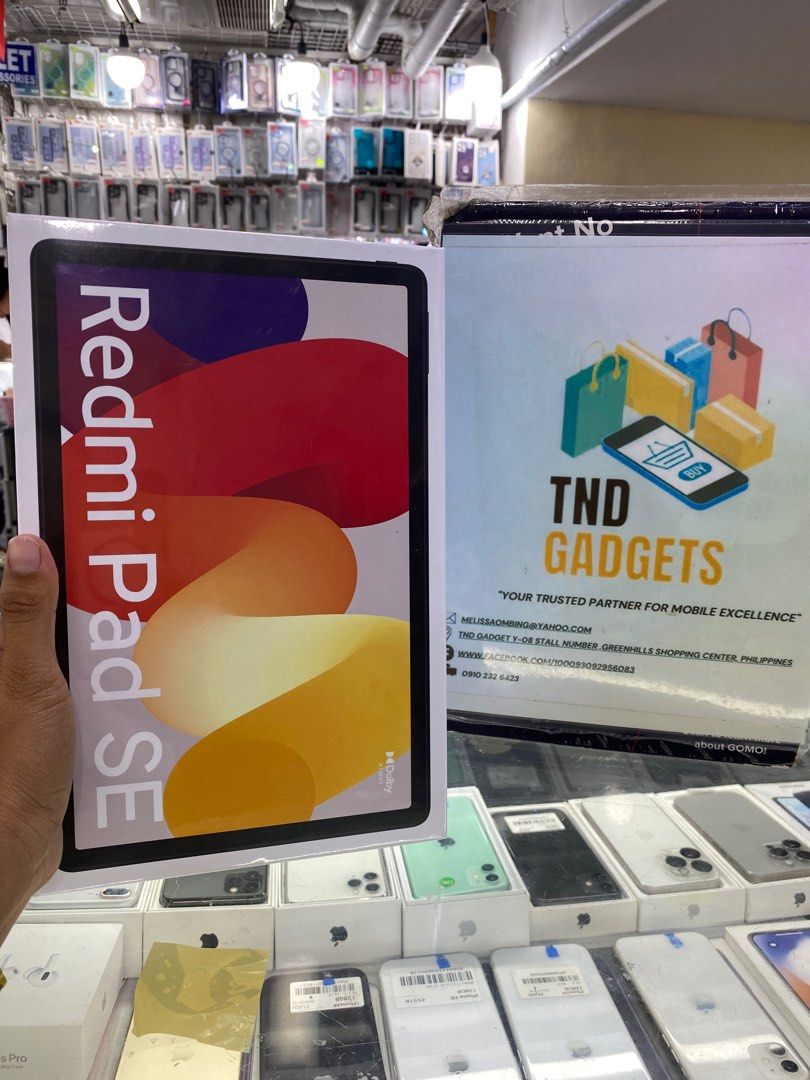 Redmi Pad SE (Category: Android) located in Pasig City. Submitted by melissaomb01623 (Listing ID 1318418238, Image 2). Description: Redmi Pad SE 6gb Ram 128gb Rom Brand new 1 year warranty 📌pick up store in greenhills shopping center 📌we do cod in metro manila and near provinces just add sf only 📌we ship nationwide via LBC 📌we accept swap/trade in 📌we accept credit card/ggives 📌we accept billease installment 📌for fast transaction make a ca