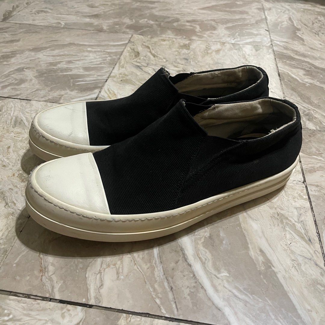 Rick Owens Drshdw Canvas Slip On Men s Fashion Footwear Sneakers on Carousell